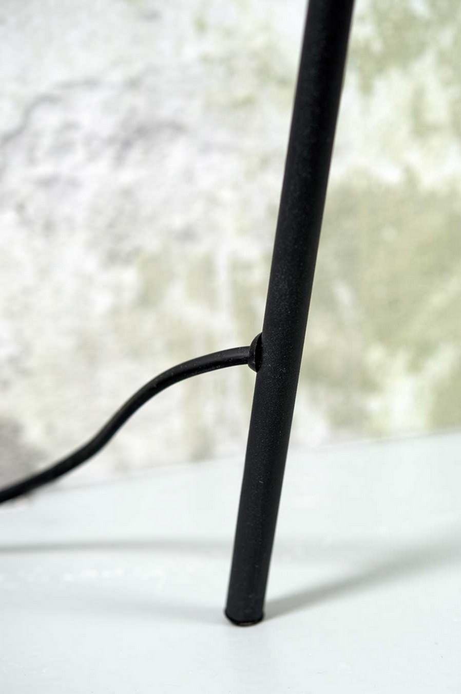 Stehlampe Lima schwarz natur H 170