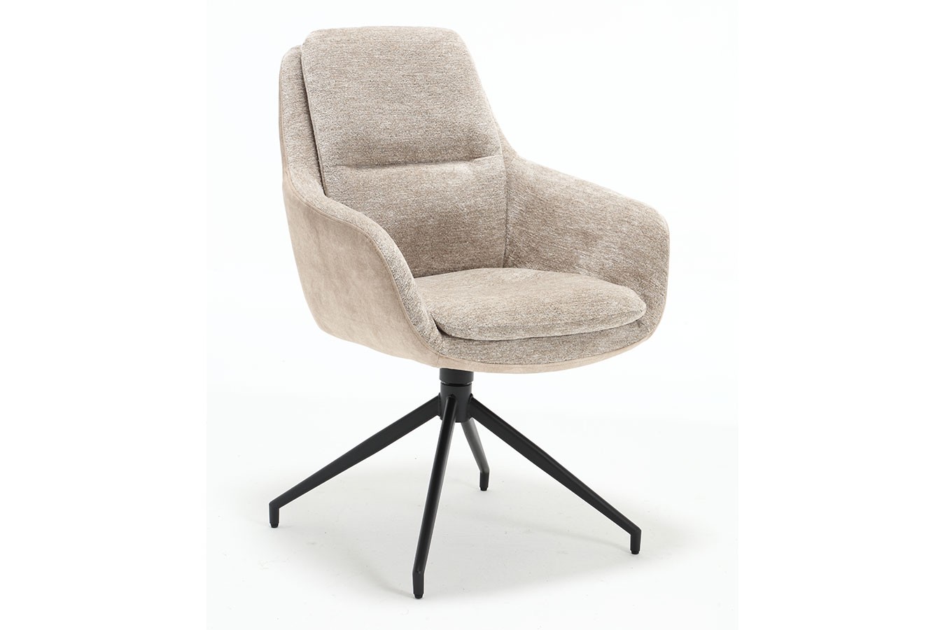 Armlehnstuhl Davina drehbar Bi Colour beige