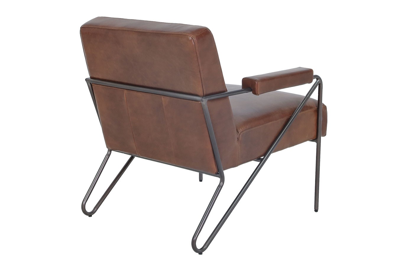 Lounge Sessel Marco Havana Leder braun