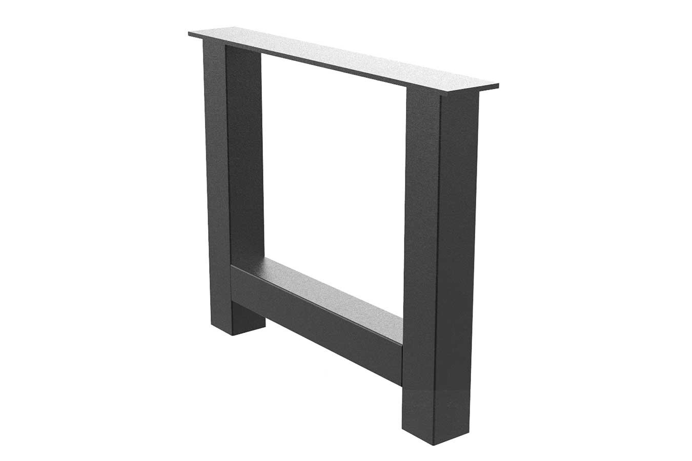 Tischgestell 2-er Set Eisen schwarz 90