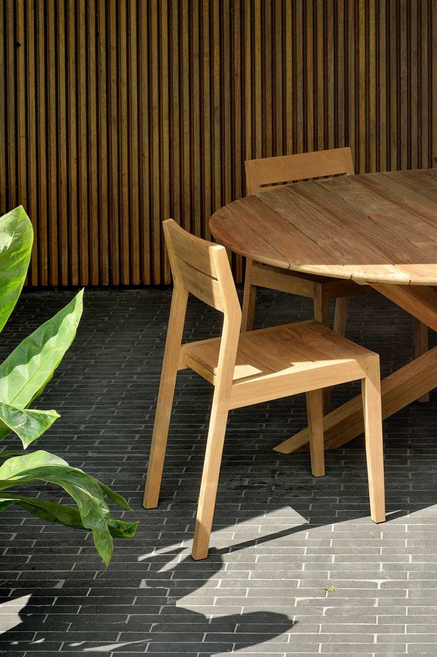 Outdoor Stuhl EX 1 Teak massiv