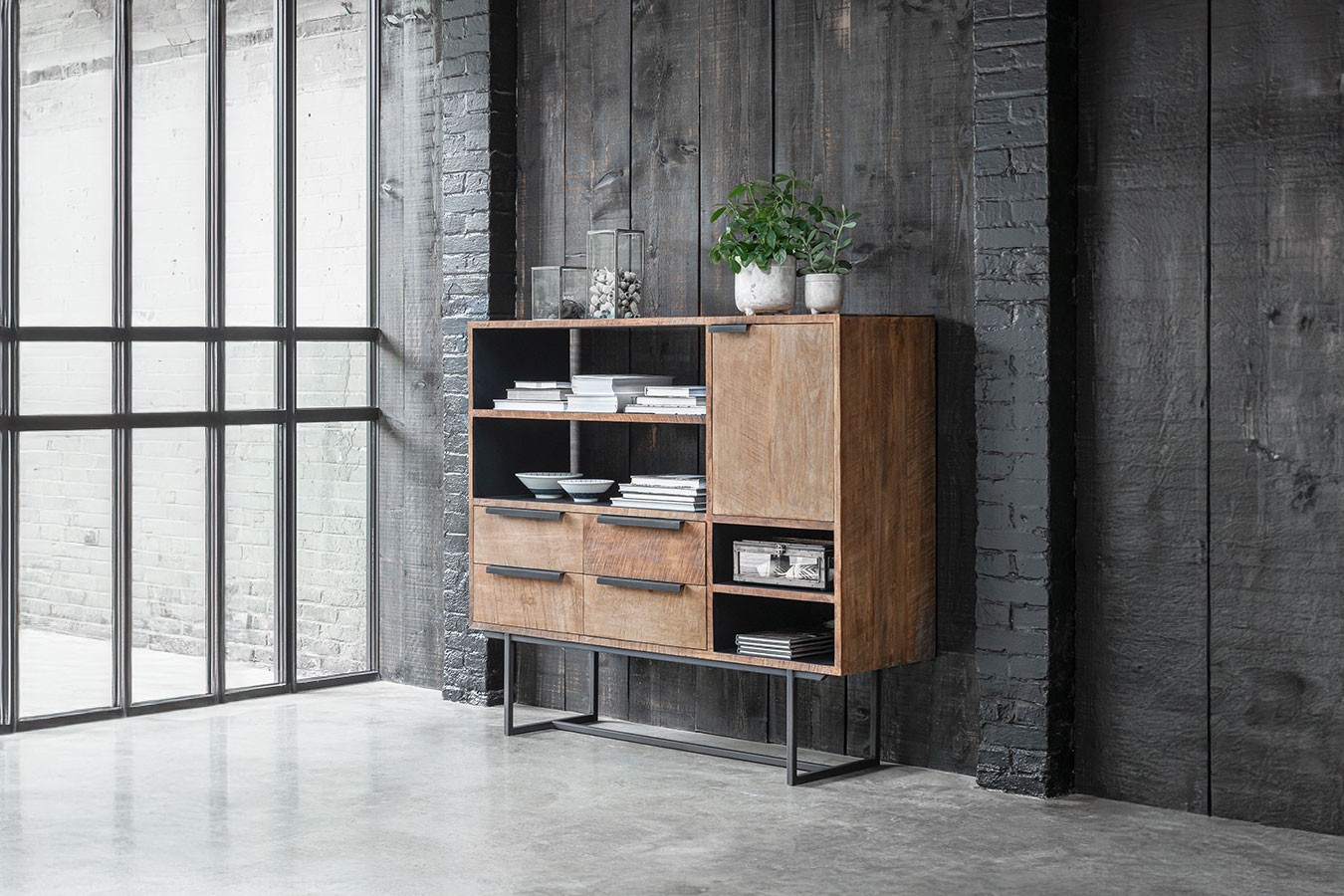 Kommode Odeon Teak natur B 136 cm