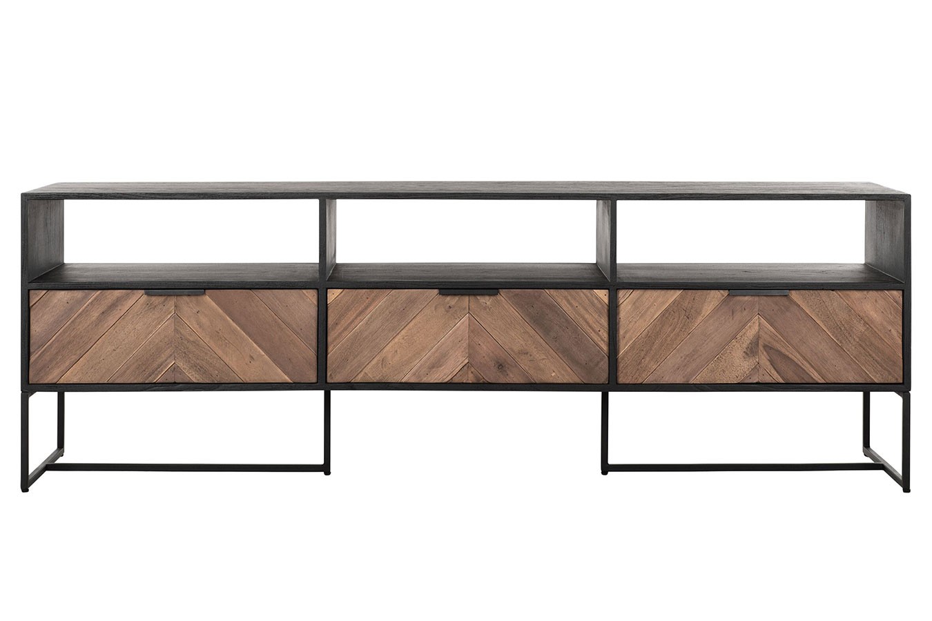 TV Board Criss Cross Massivholz B 180 cm
