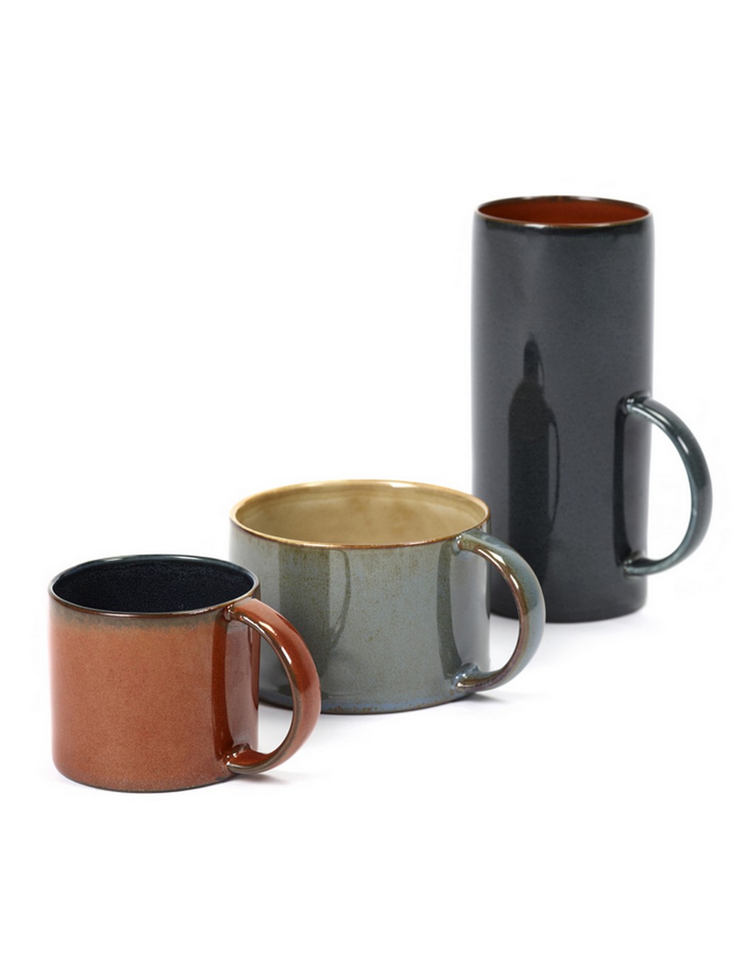 Kaffeetasse Terres de Reves beige hellblau