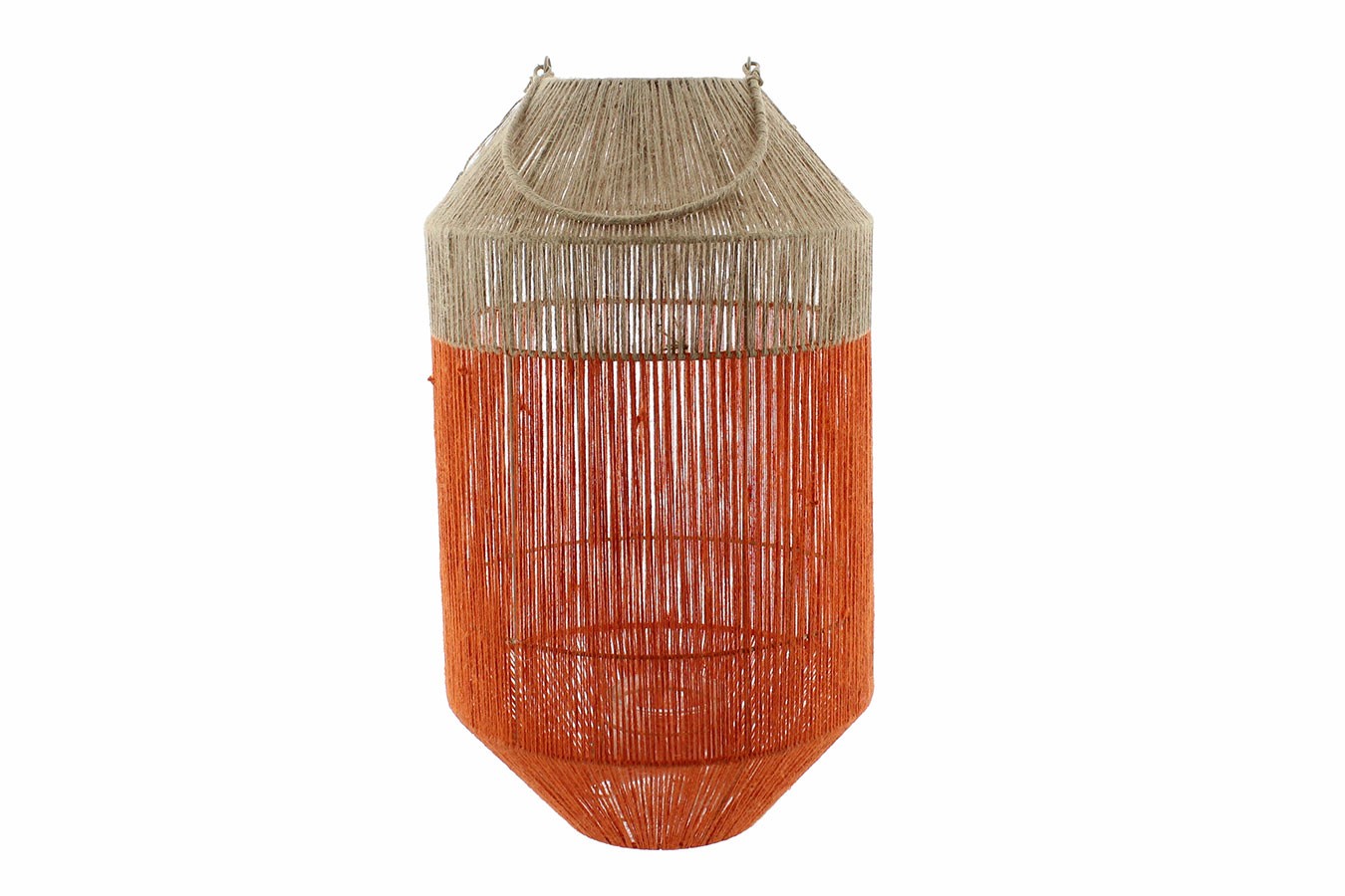 Laterne Cala natur orange H 60 cm
