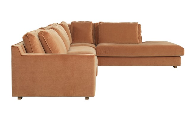 Sofa 4 Sitzer Grant Stoff bronze