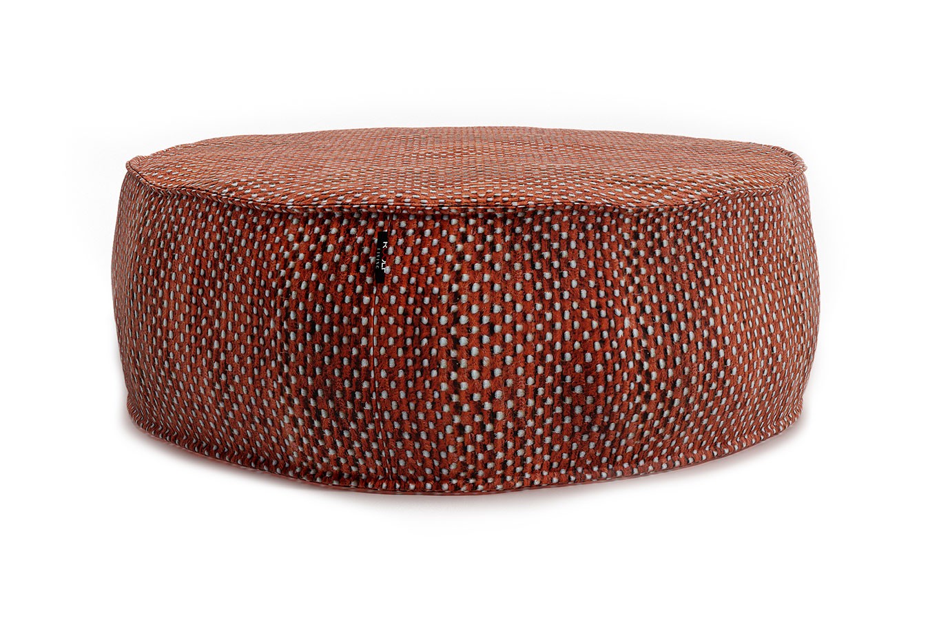 Sitzkissen Silky Outdoor rund terrakotta