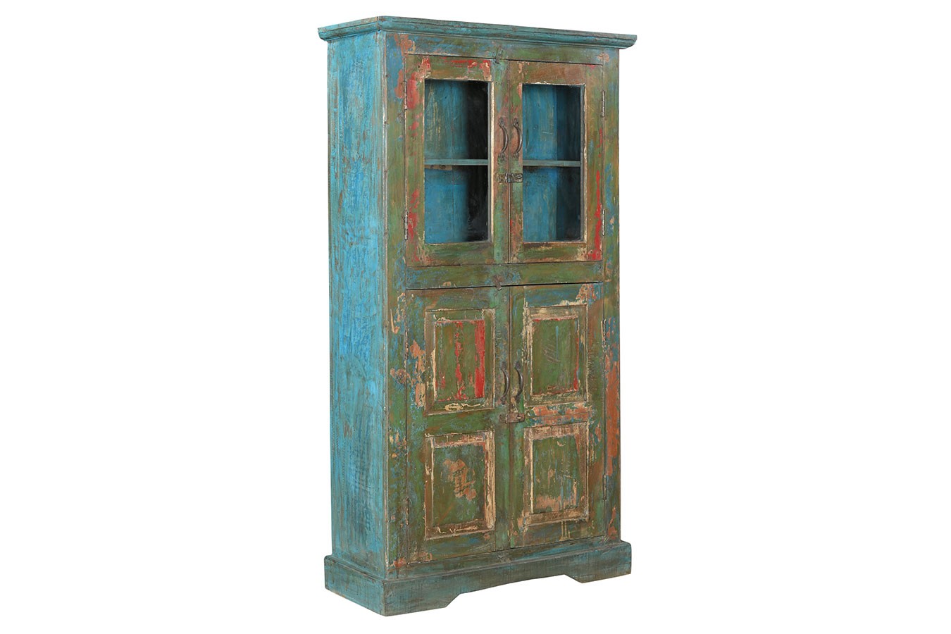 Vitrinenschrank Vintage grün