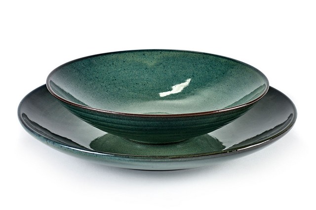 Teller Aqua tief D 23cm grün