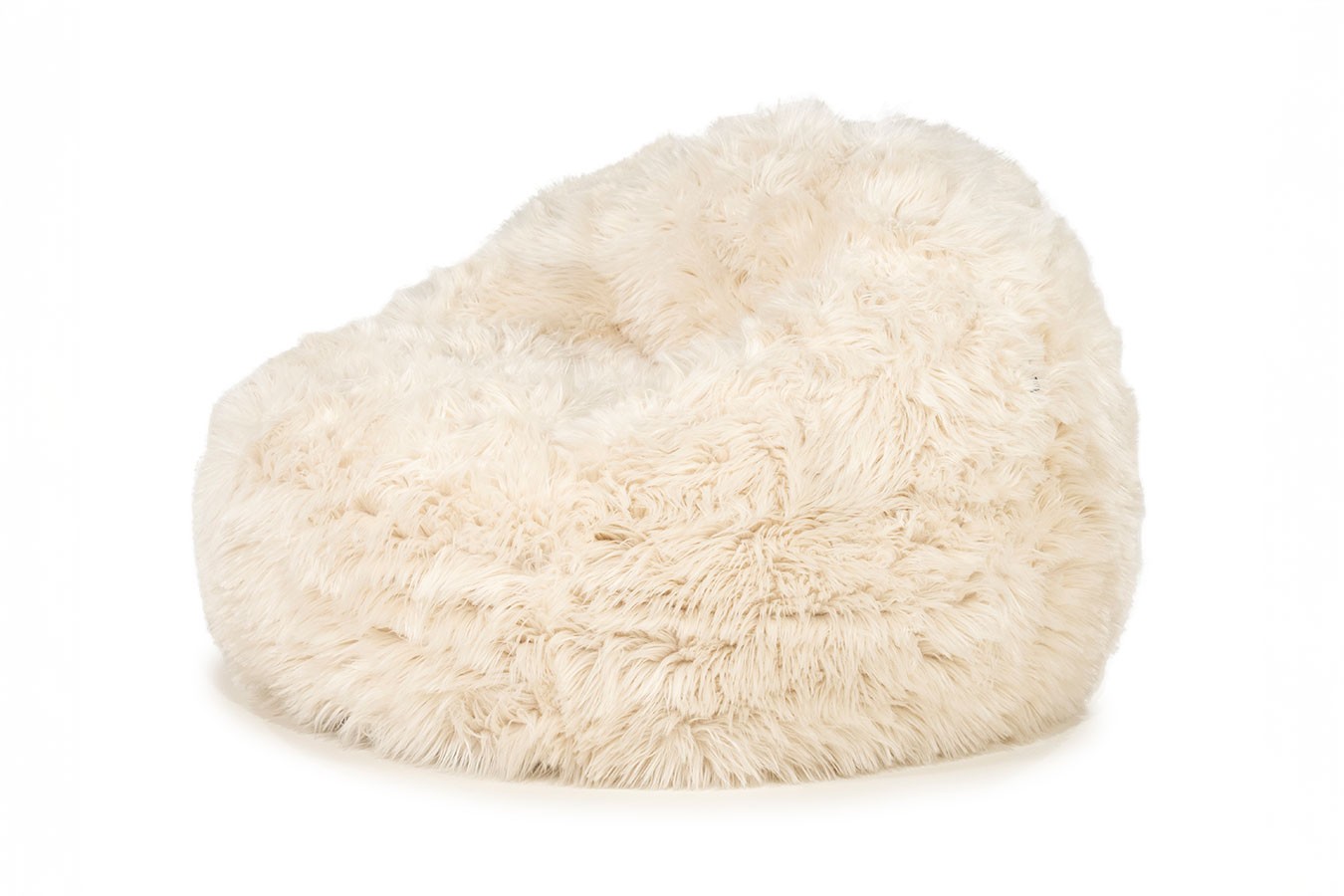 Sitzsack Snuzzle Kunstfell weiss