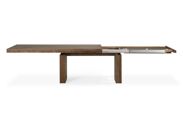 Ausziehtisch Double Teak massiv B 200 > 300 cm