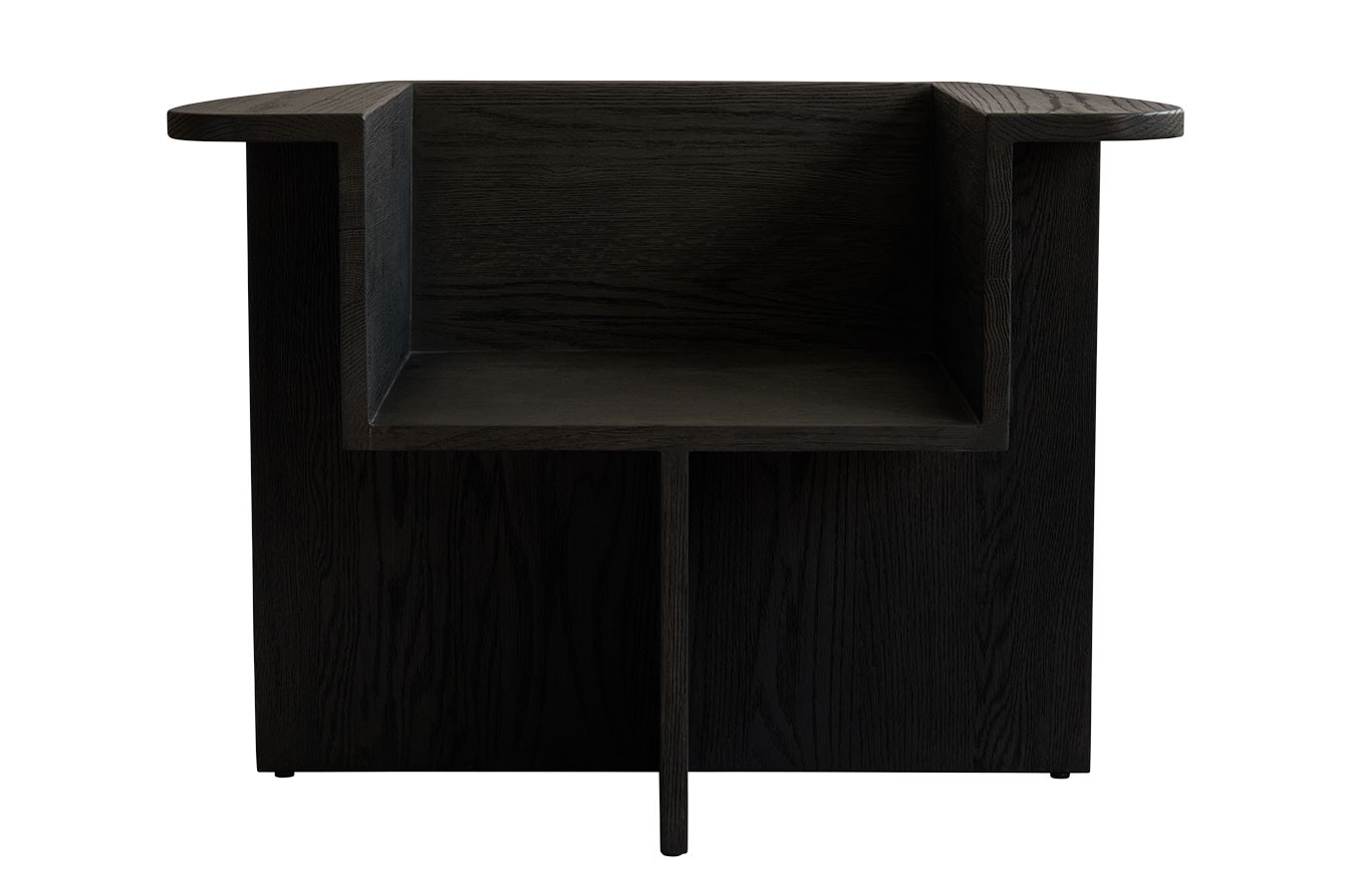 Lounge Sessel Brutus Eiche schwarz
