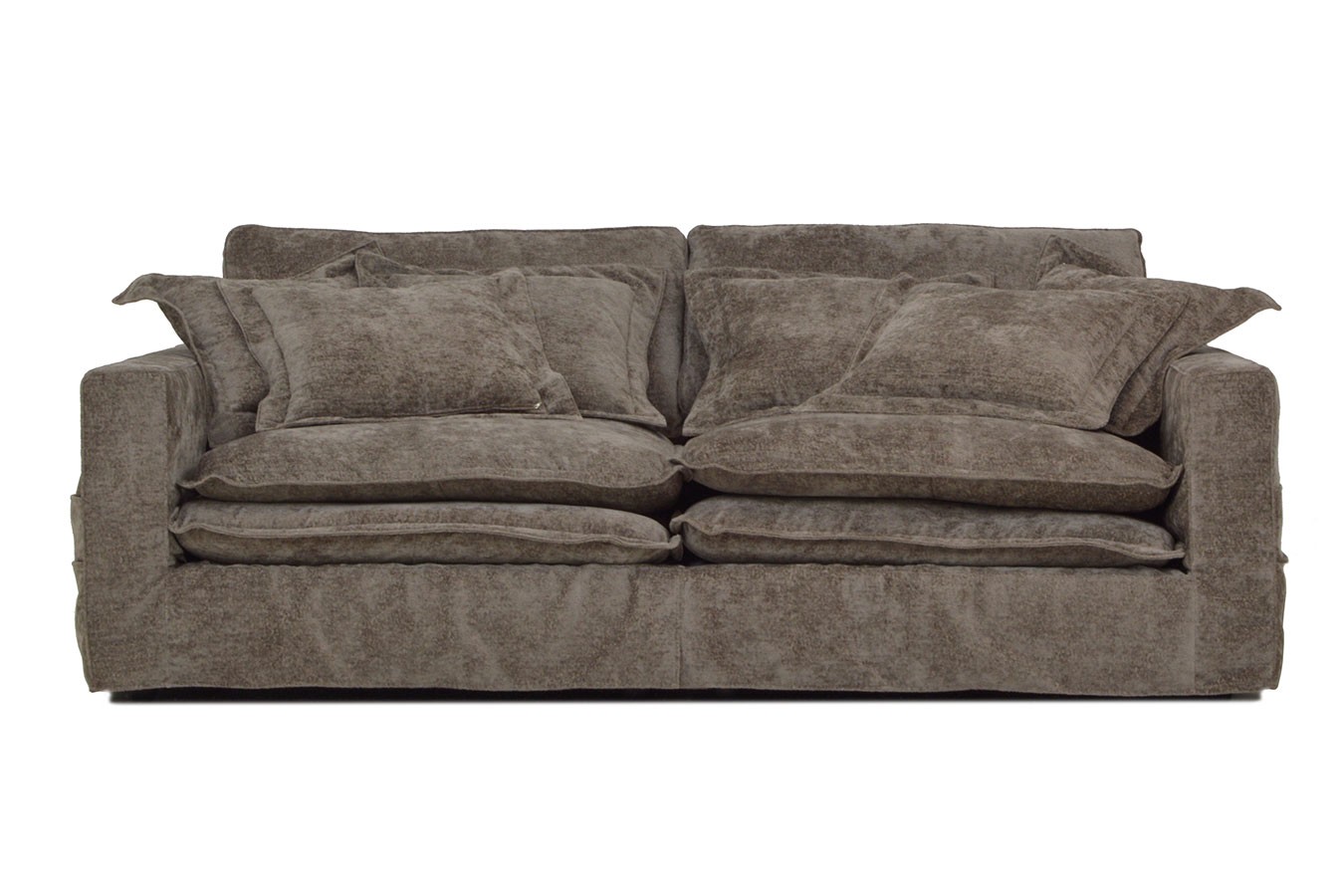 Loungesofa Nera Stoff braun
