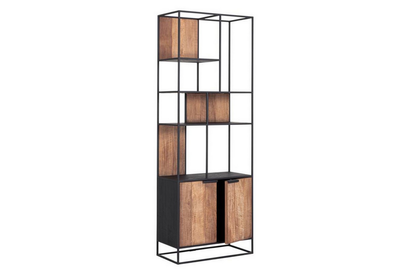 Regal Cosmo Teak Metall 220x80 cm