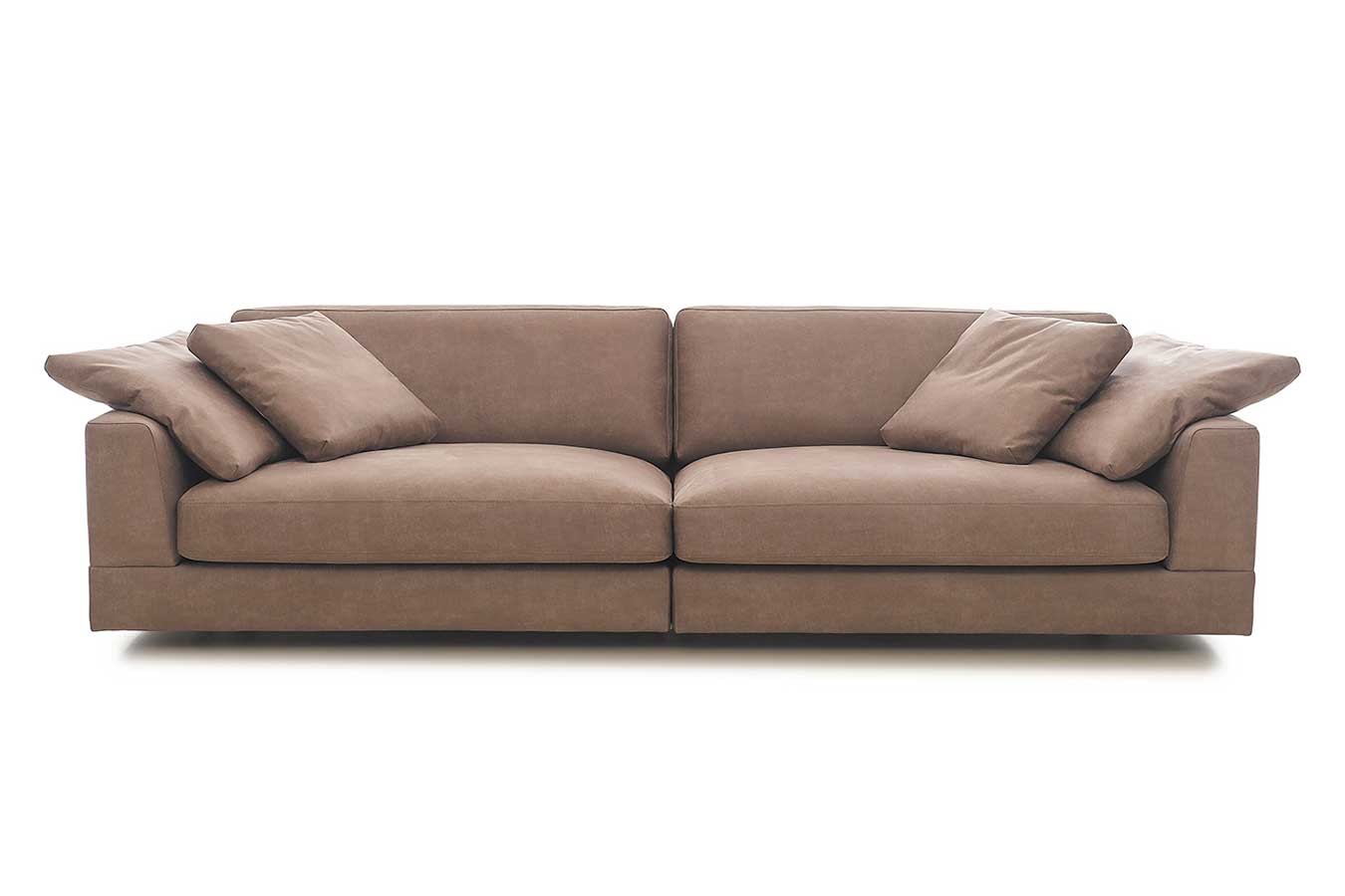 Sofa Fantasma 3 Sitzer Samt gold