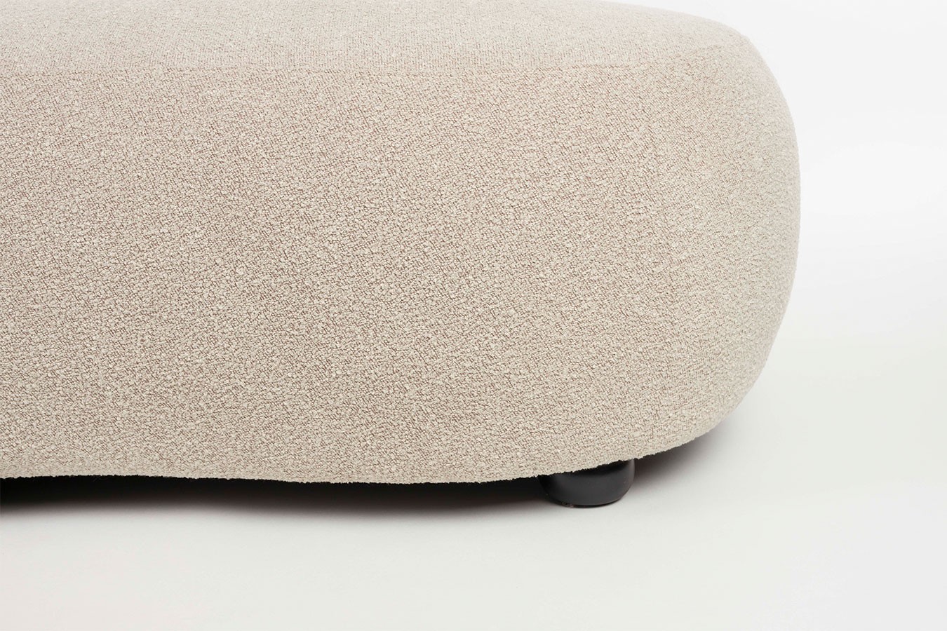 Sofa Noxx 2 Sitzer Boucle Stoff beige