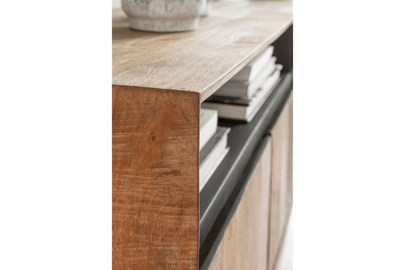 Highboard Metropole Teak Metall B 200 cm