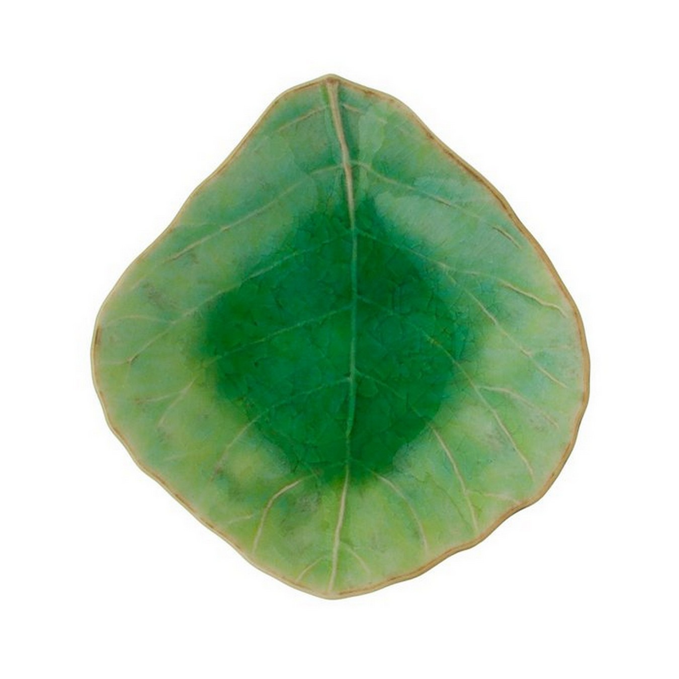 Dippschale Blatt 11 cm grün