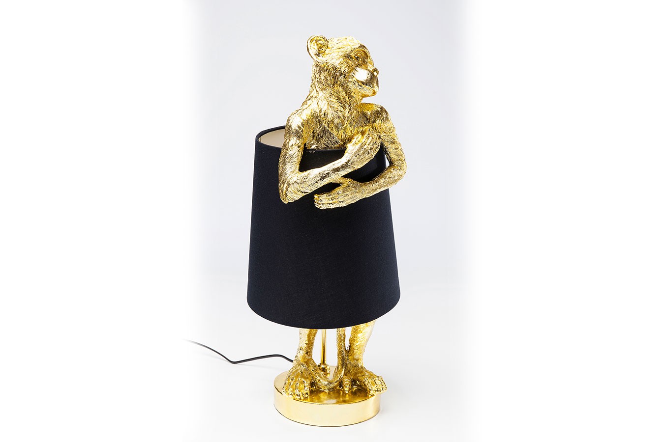 Tischlampe Affe gold