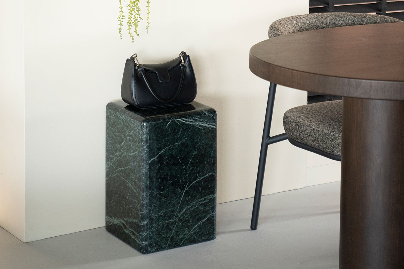 Beisteller Cube Marmor grün
