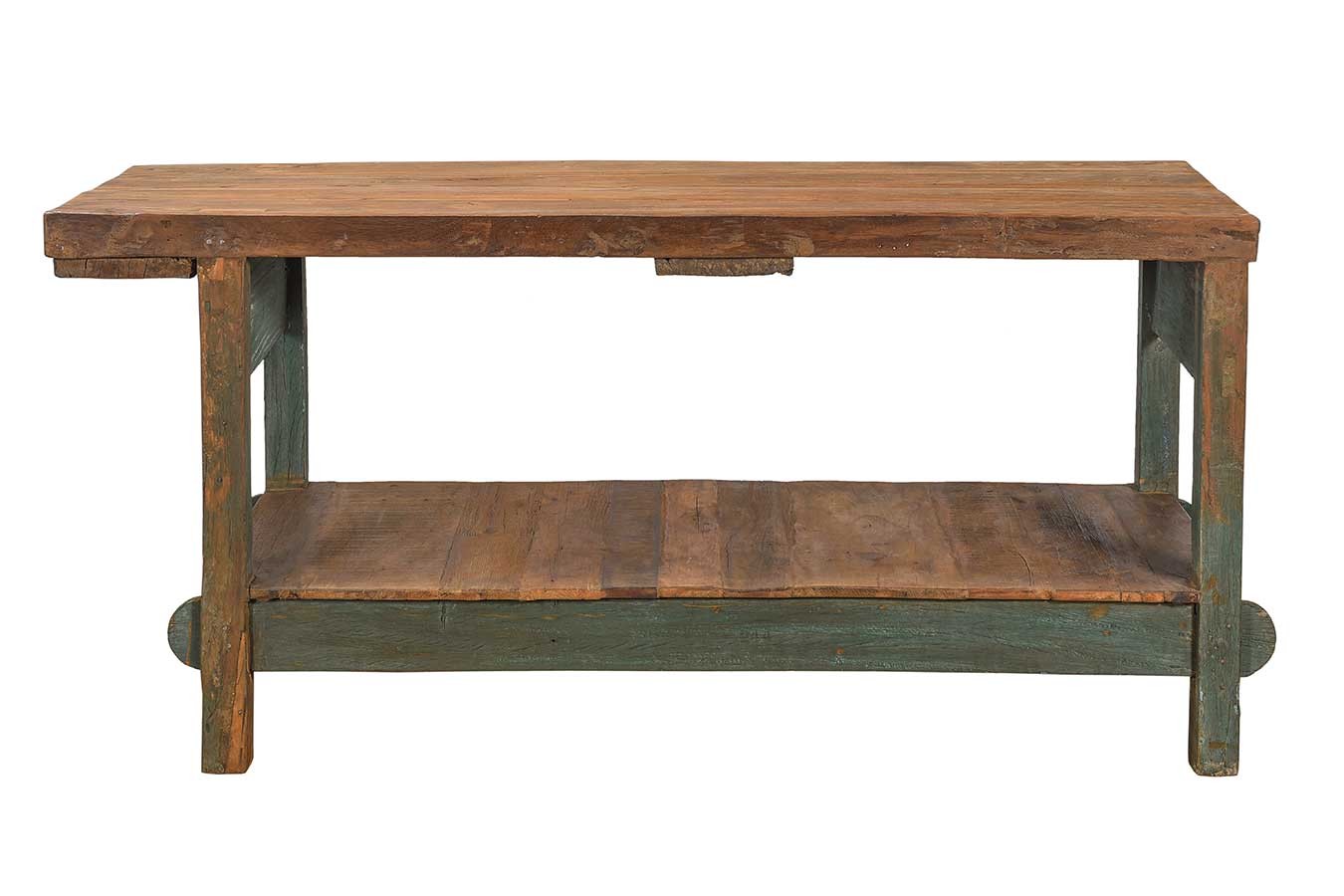 Workbench Vintage Massivholz B 214 cm