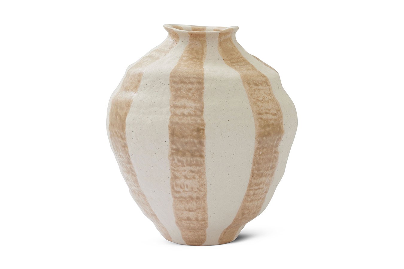 Dekovase Raja cremeweiss gross