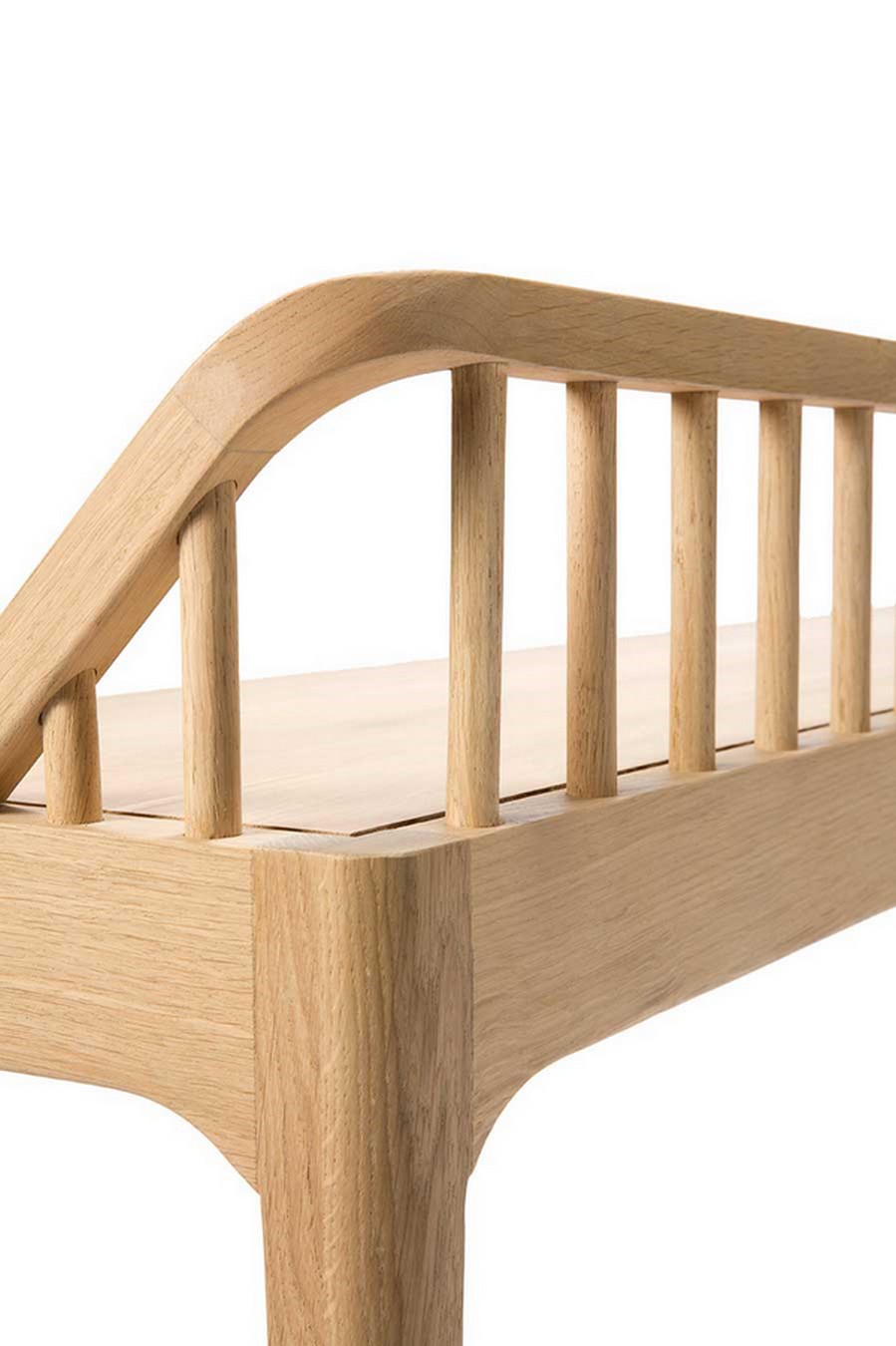 Sitzbank Spindle Eiche massiv natur