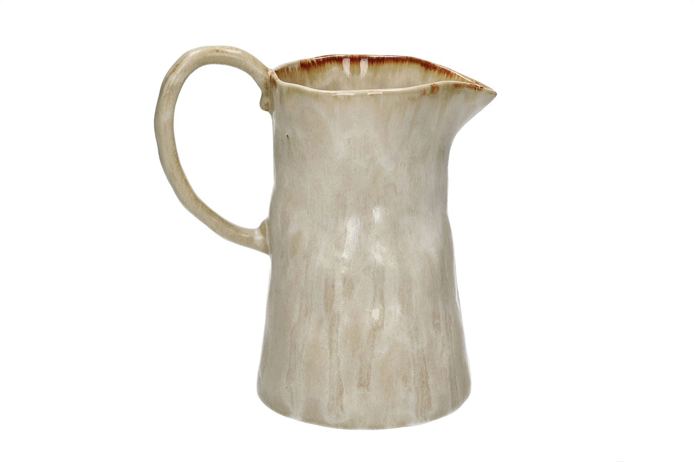 Krug Ascoli greige H 24 cm