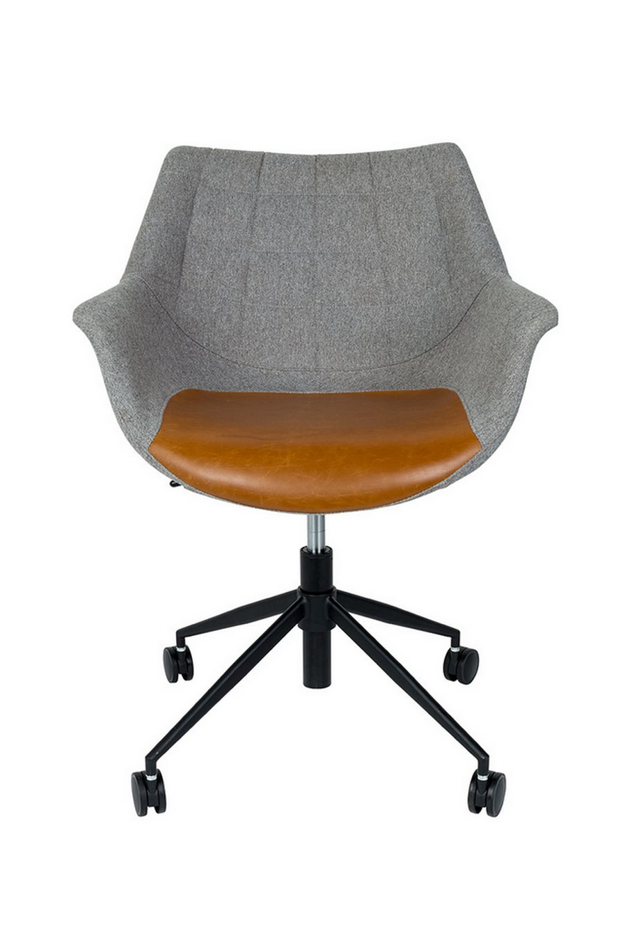 Bürostuhl Doulton Stoff grau