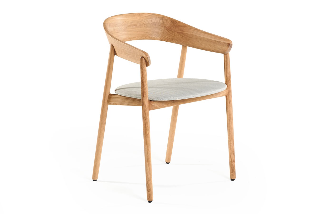 Designerstuhl Unaj mit Arm Eiche