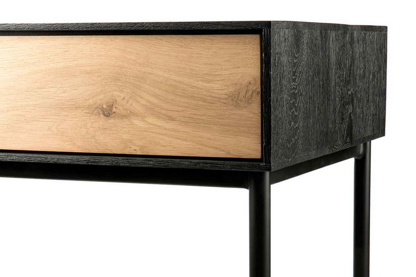 Schreibtisch Blackbird Eiche massiv B 127 cm