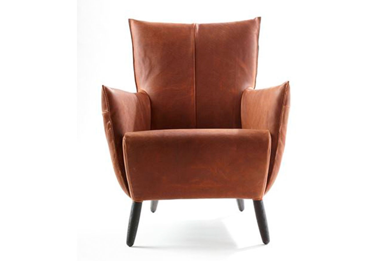 Loungesessel Cheo Leder cognac
