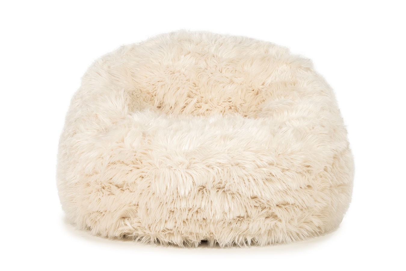 Sitzsack Snuzzle Kunstfell weiss