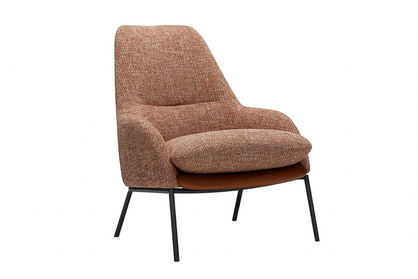 Sessel Dolly Stoff Paris orange