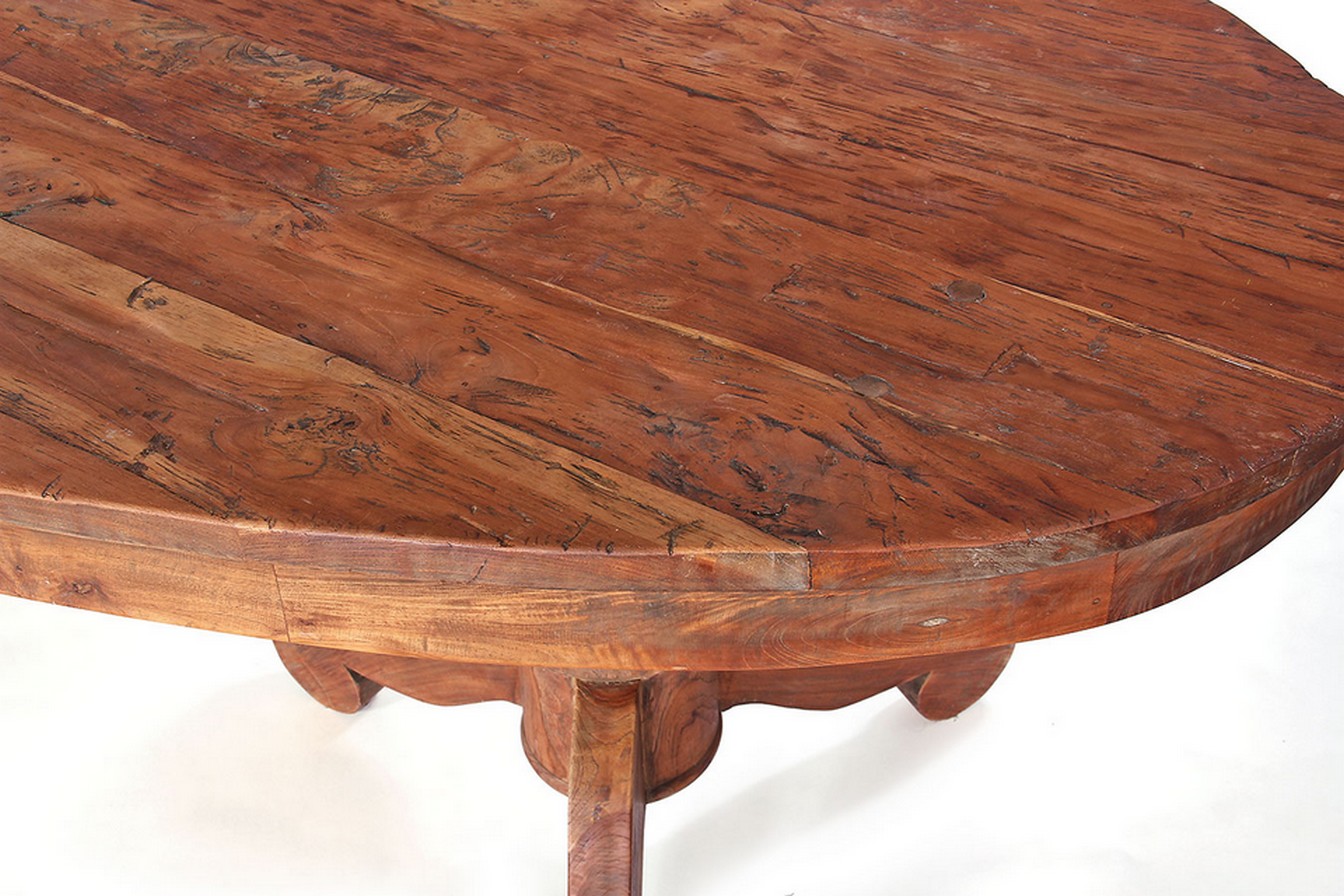 Tisch Avignon Teakholz massiv oval 240*120 cm