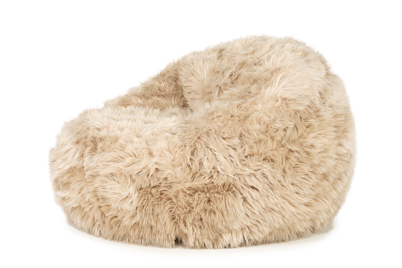 Snuzzle Sitzsack Kunstfell taupe