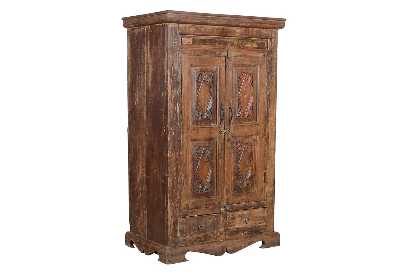 Bauern Schrank Vintage braun