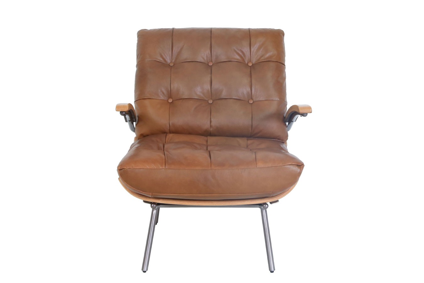 Designsessel Marco Chester Leder hellbraun