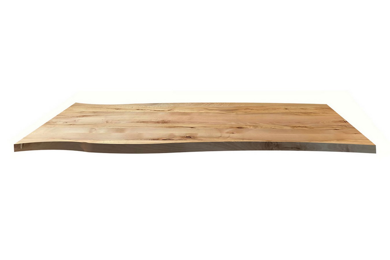 Tischplatte 4 cm astige Wildbuche massiv organische Kante extrem ab 60 cm konfigurierbar