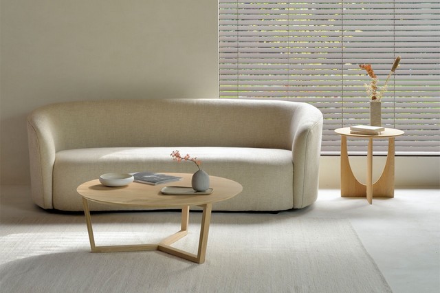 Beistelltisch Geometric Eiche natur