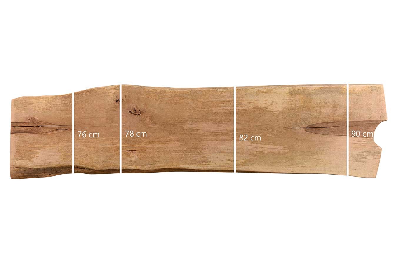 Tischplatte Mango Massivholz Monolith 308
