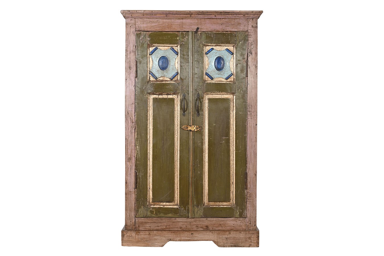 Schrank Vintage rosa grün
