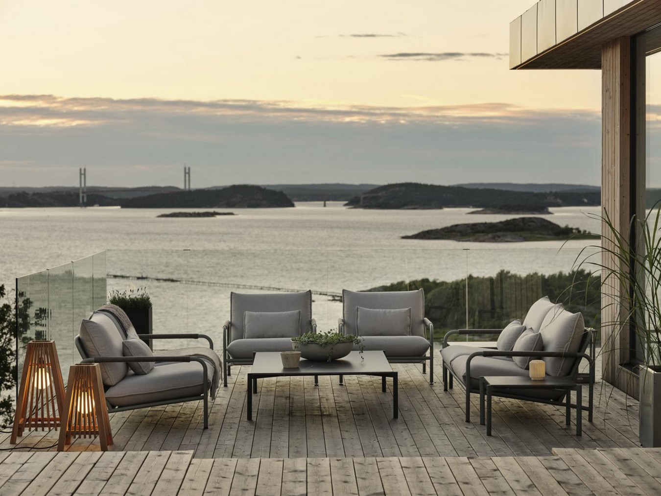 Gartensofa Lerberget 2,5-Sitzer grün