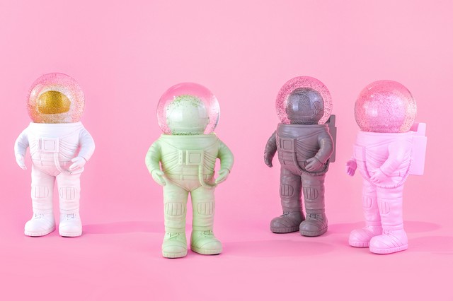 Dekofigur The Astronauts Giant weiss
