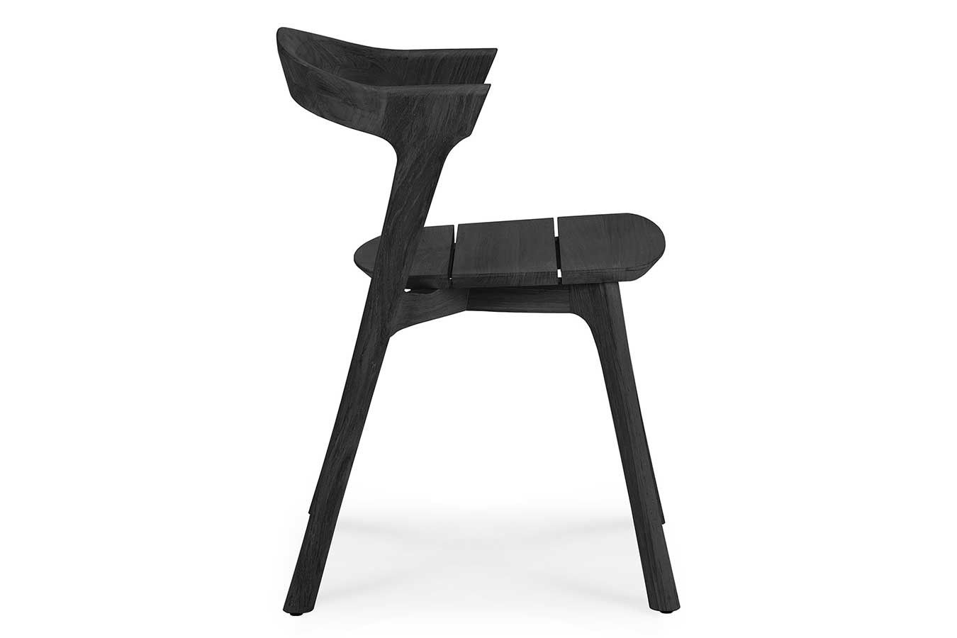 Outdoor Stuhl Bok Teak schwarz