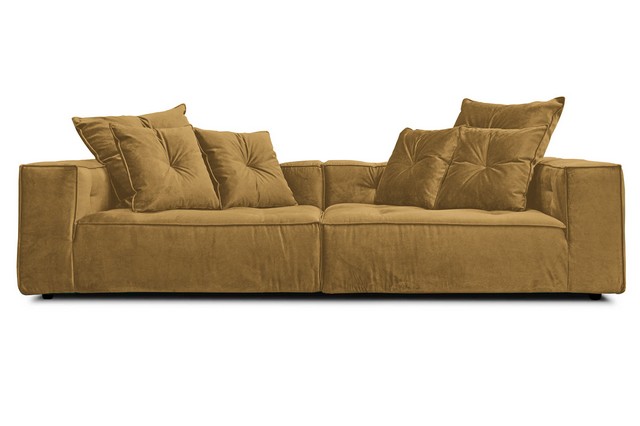 Big Sofa Brian Samt braun