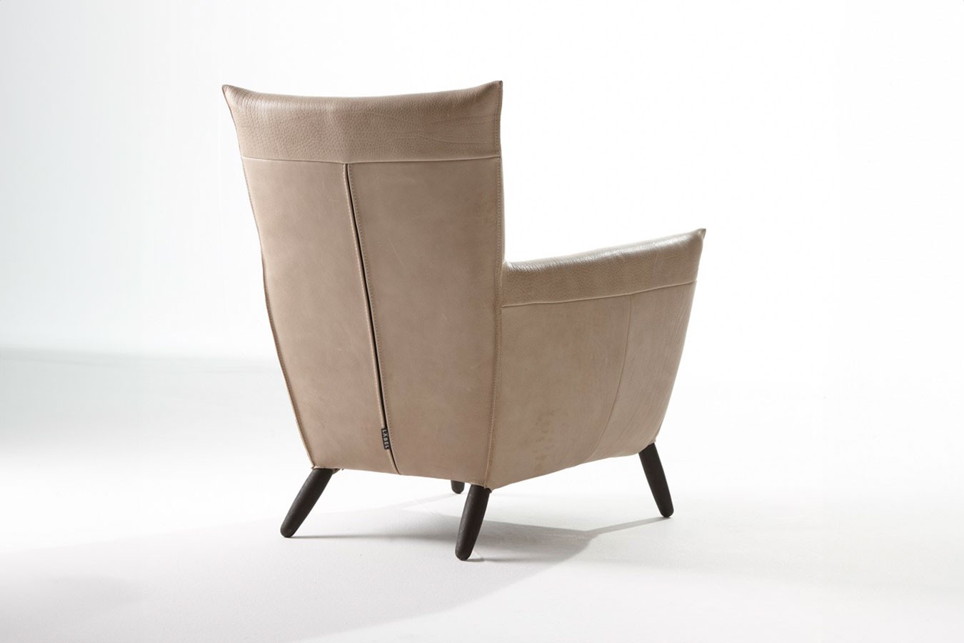 Loungesessel Cheo Leder beige