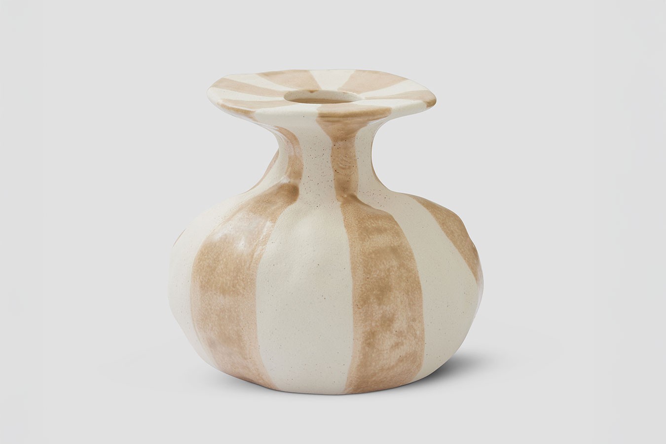 Dekovase Raja cremeweiss klein