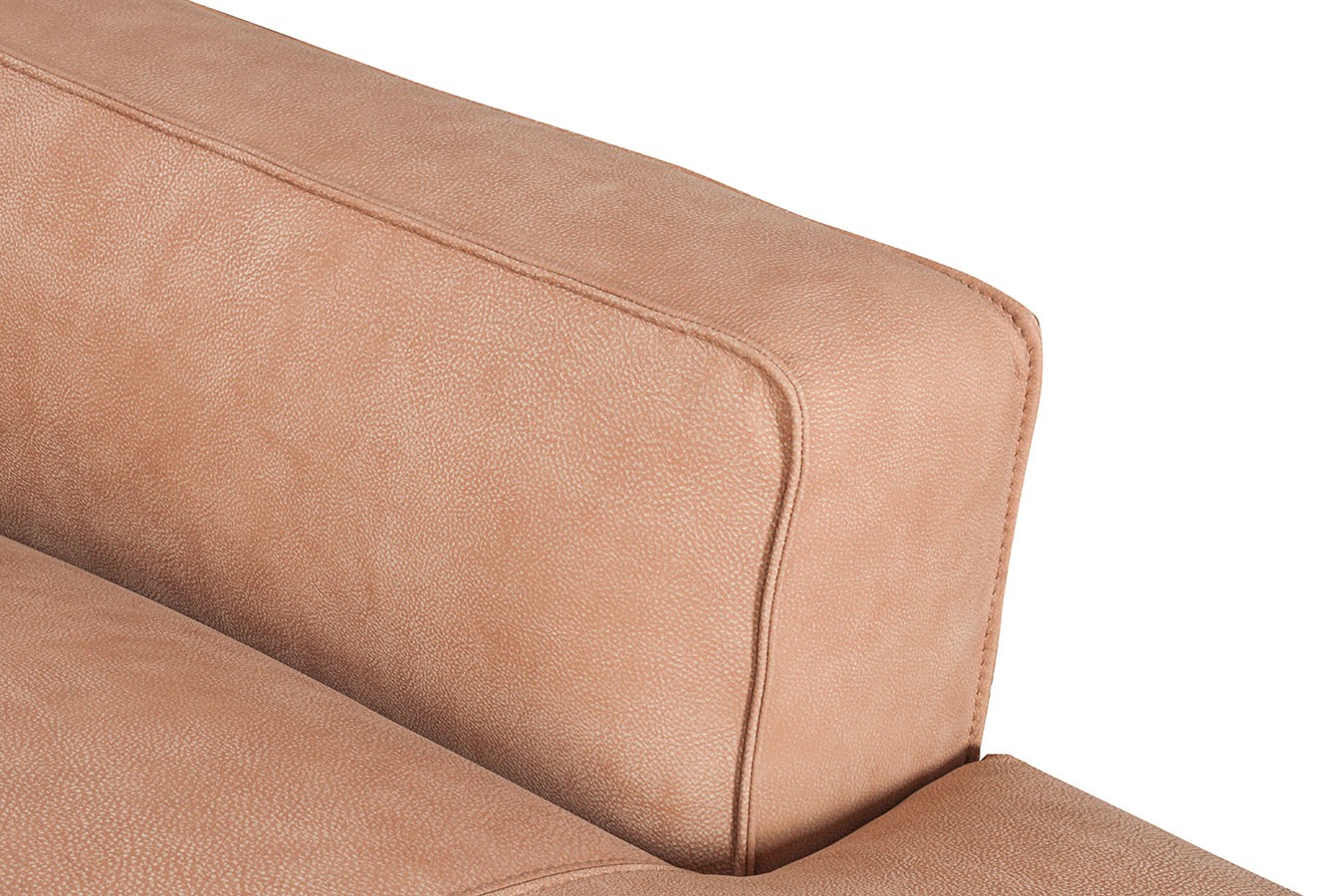 Ecksofa Cameo Leder hellbraun