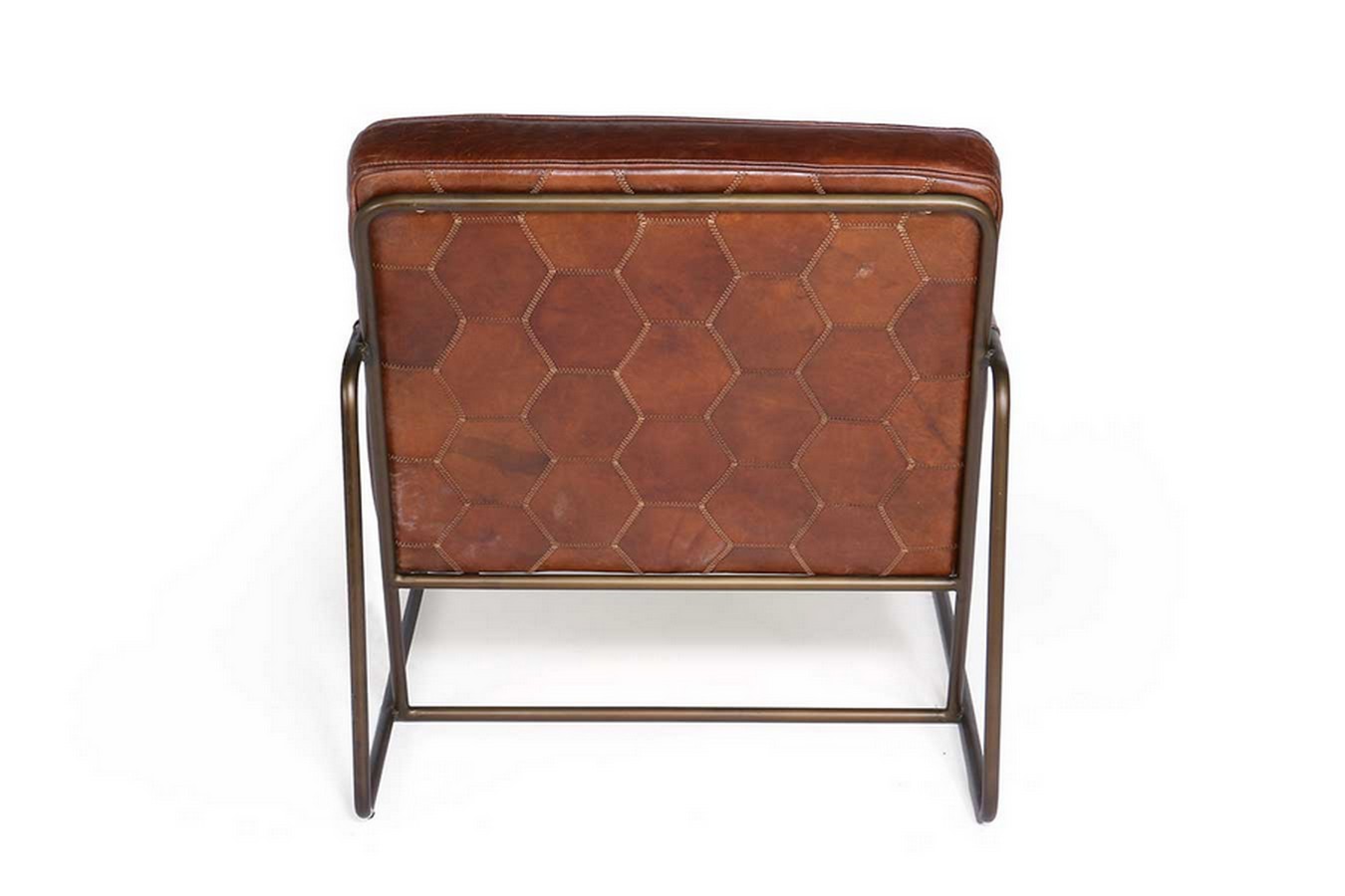 Lounge Sessel Marco Century Leder braun